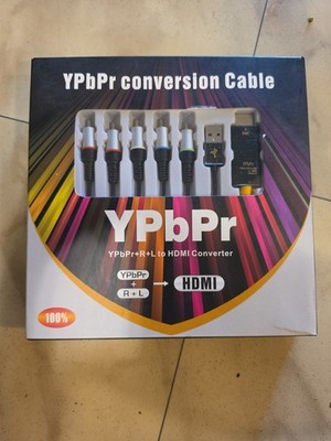 HDMI Male to 5 RCA RGB YPbPr Audio AV Component Convertor Cable Lead MF
