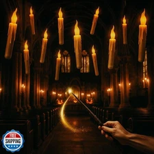 KatchOn, Halloween Floating Candles with Wand Remote - 12 Pcs LED