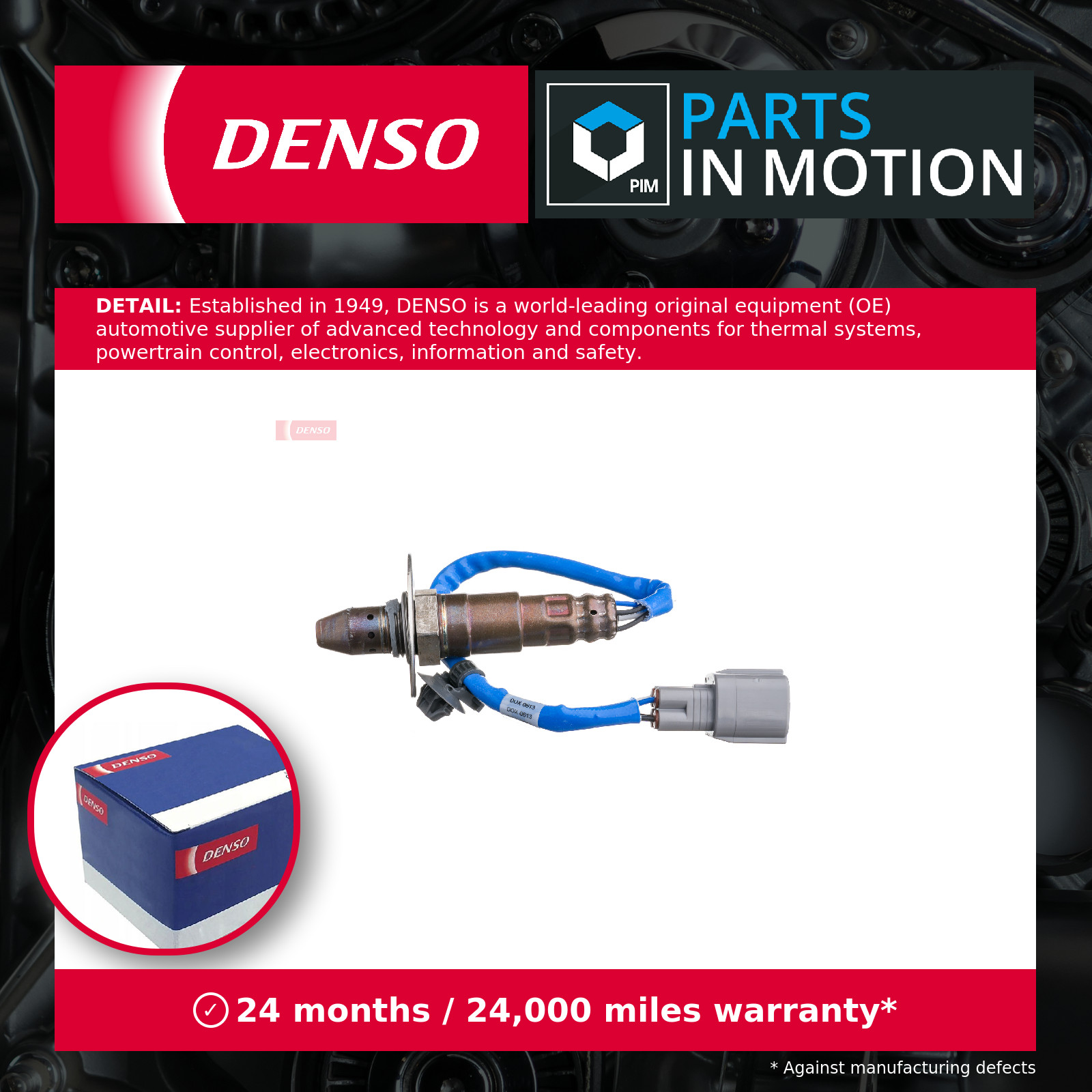 Lambda Sensor fits SUBARU XV GP7, GT7 2.0 2012 on Oxygen Denso 22641AA670 New