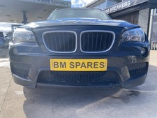 BMW X1 09-16 E84 M SPORT FRONT BUMPER COMPLETE 475 BLACK SAPPHIRE