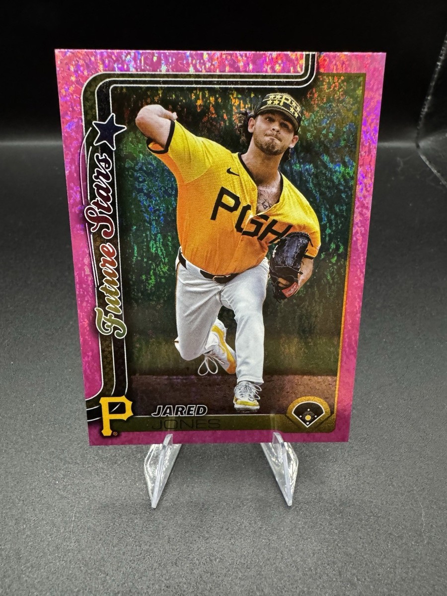 2025 Topps Series 2 Pink Sand glitter Foil #541 Jared Jones