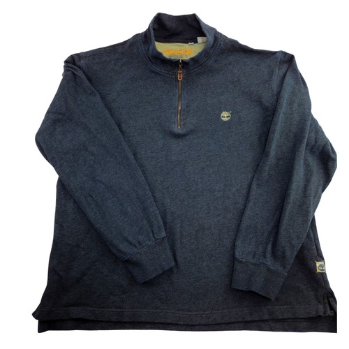 Timberland, Vintage Timberland Mens Quarter Zip Pullover Sweatshirt Long Sleeve Casual Top
