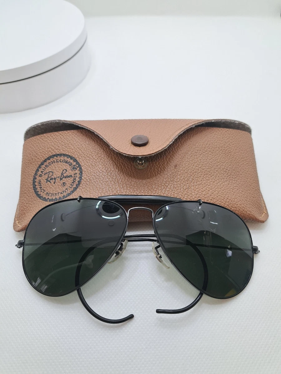 Ray-Ban Pilot Black Vintage Sunglasses for sale | eBay