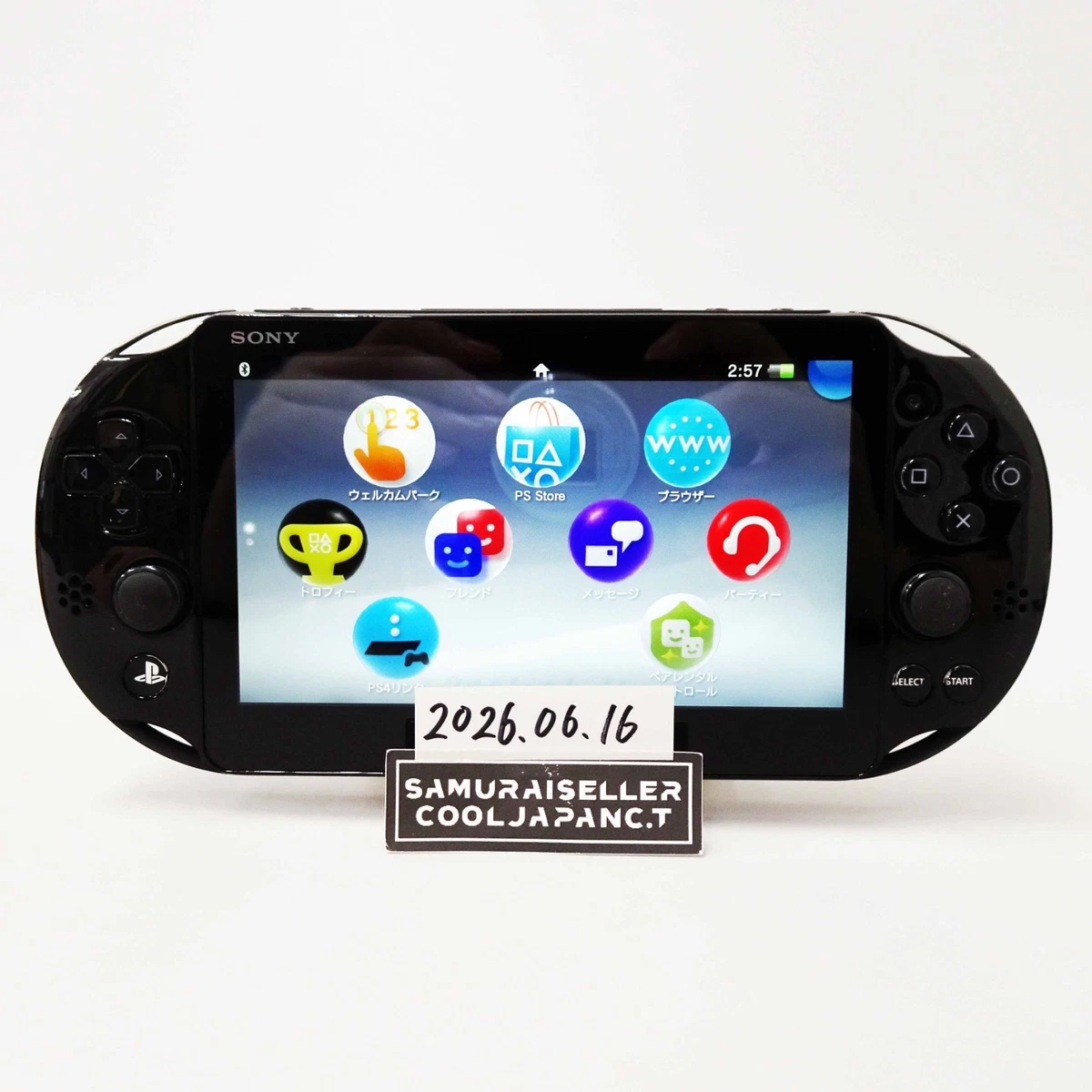 Sony Playstation PS Vita Black PCH-2000 ZA11 Console only PSV Slim