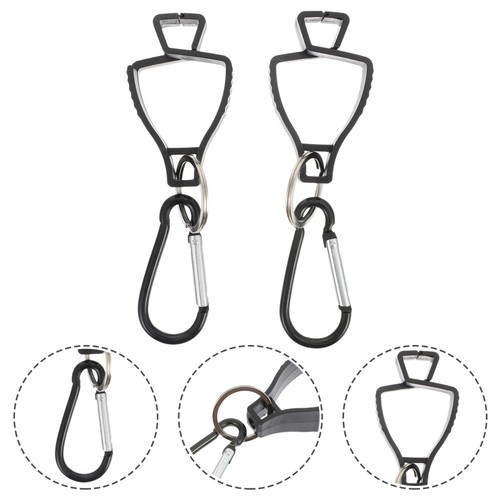 Soporte de cinturón de 2 piezas para accesorios de hebilla colgante de trabajo - Imagen 6 de 12