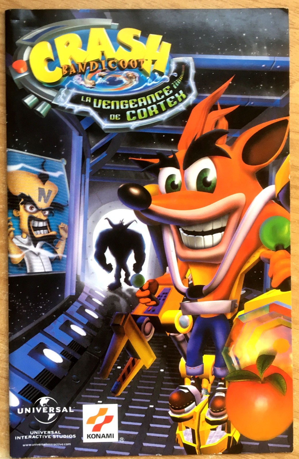 CRASH BANDICOOT LA VENGEANCE DE CORTEX - NOTICE 100% ORIGINALE SONY PS2 PAL FRA