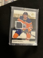 2018-19 SP Game Used Connor Mcdavid Jersey Memorabilia Mint In A Case !!!
