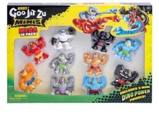 Heroes of Goo Jit Zu Minis Mega 10 Pack Stretchy Squishy 2.5" Figures Ages 4 