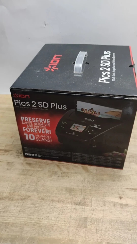 ION Audio PICS 2 SD Photo, Slide & Film Scanner 115V Complete NEW IN OPEN BOX - Image 3 of 4