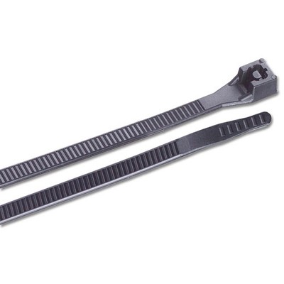 Ancor 14'' UV Black Standard Cable Zip Ties - 100 Pack