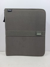 Vintage 1991 Mead Five Star Green Zipper Binder 3 Ring School Organizer