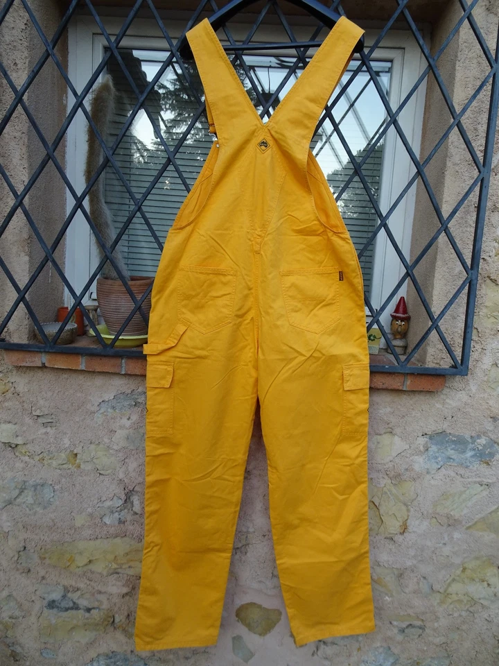 Très rare salopette vintage - Roadsign Australia - Jaune Taille XL - Neuve - Photo 2/4