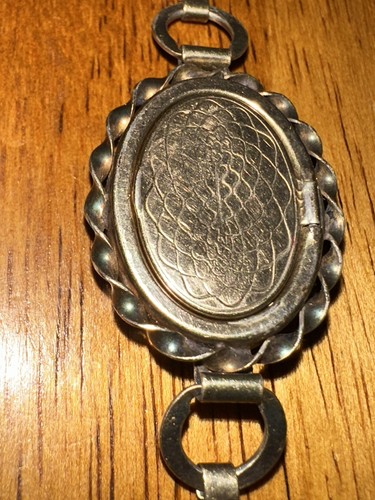Gold over Sterling US WW2 Army Sweetheart Locket Pendant Picture Compartment - Picture 4 of 6