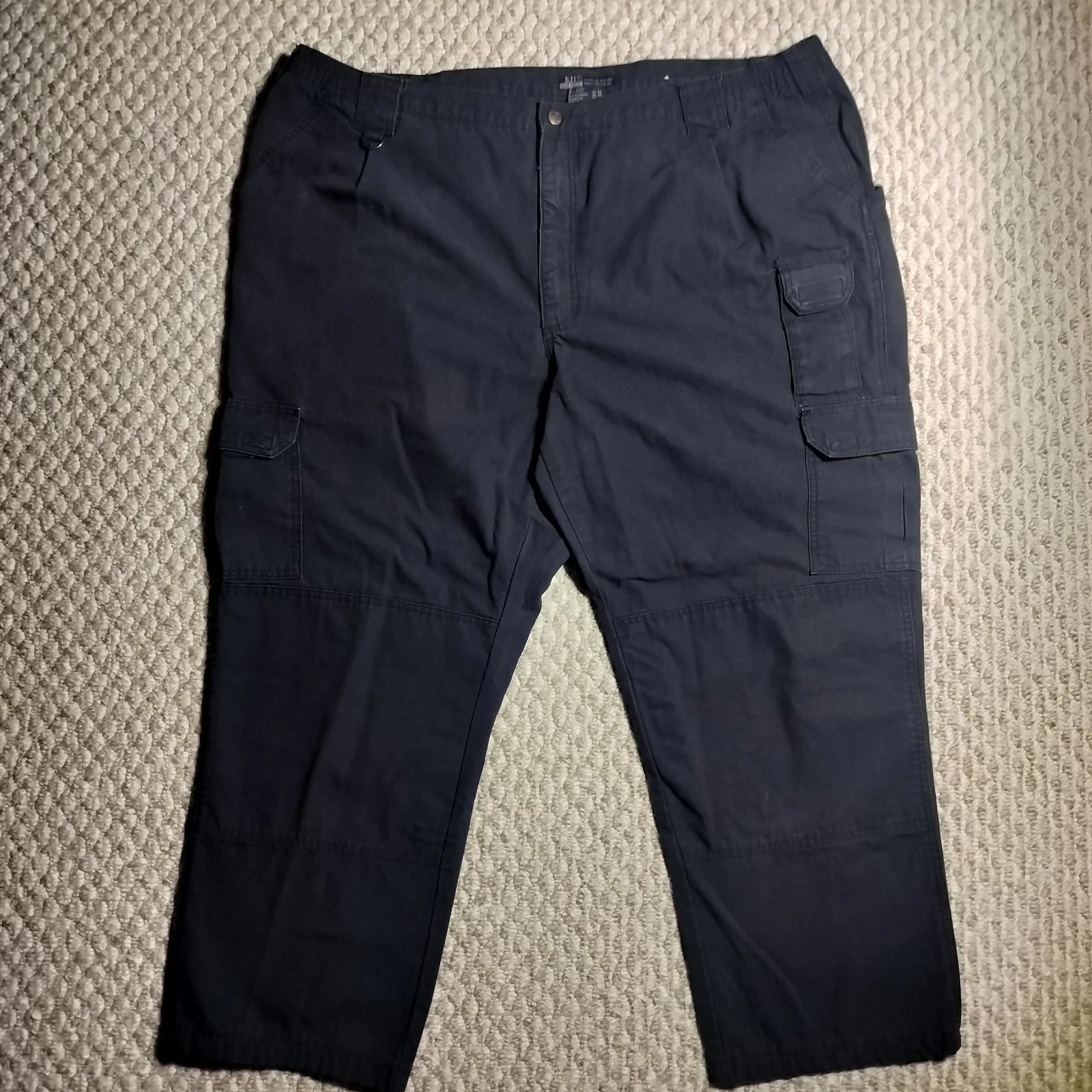 5.11 Tactical Taclite Pro Mens Cargo Pants 46x29 Utility Dark Navy Double Knee