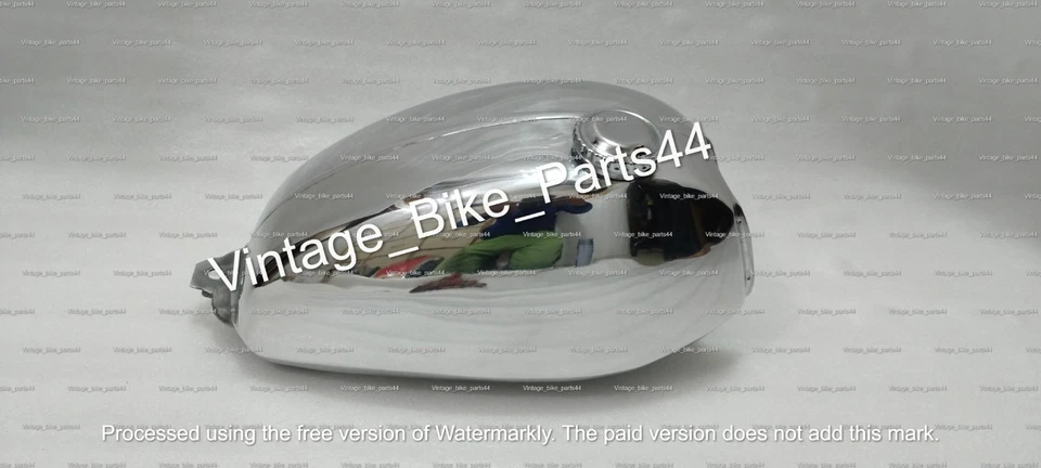 Honda SL125 SL100 K1 1973 to 1975 Model Alloy Aluminum Polish Fuel Petrol Tank - Image 4 of 4