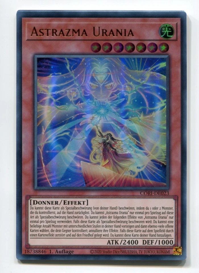 Yu-Gi-Oh! Astrazma Urania Ultra Rare CORI-DE023 - Bild 1 von 1