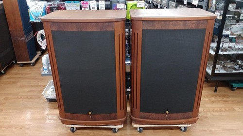 Tannoy Canterbury 15 Dual Concentric Speakers Pair Walnut Finish TestedELLENT