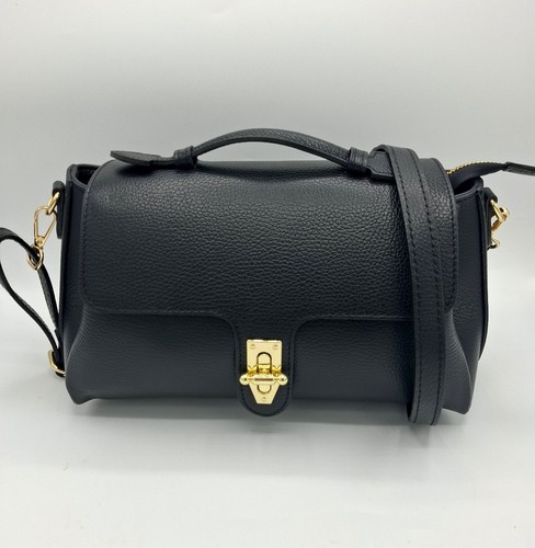 Borsa Donna a Mano In Vera Pelle Con Tracolla Regolabile Made In Italy - Foto 4 di 8