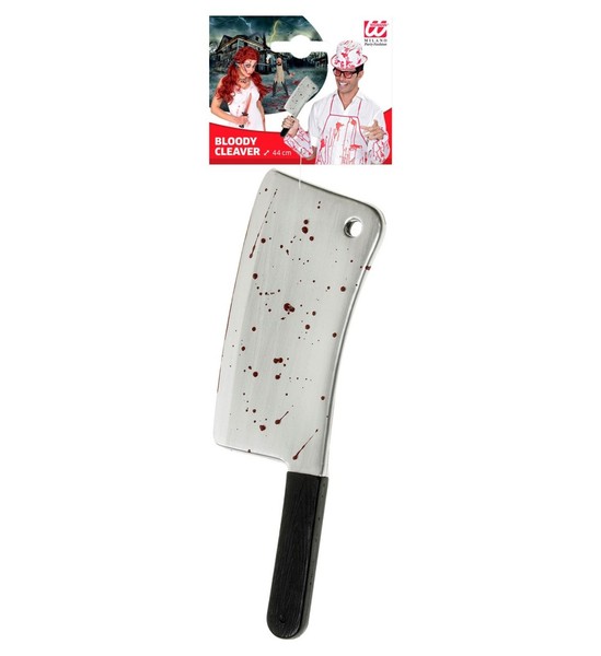 Halloween Karneval KostÜM ZubehÖR Blutiges Horror Beil Hackebeil 44 Cm Neu-image