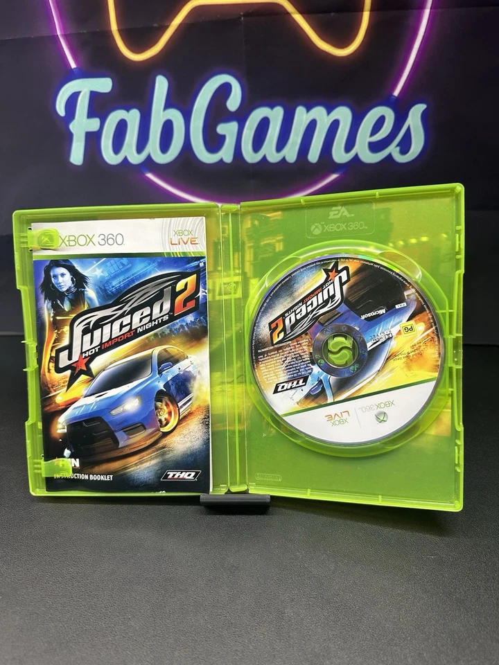 Juiced 2: Hot Import Nights • Xbox 360 Game + Manual (2007) AUS PAL • Car Racing - Image 3 of 3