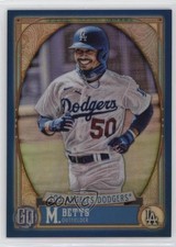 2021 Topps Gypsy Queen Box Topper Chrome Indigo Refractor /150 Mookie Betts 0fs2