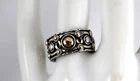 John Hardy Sterling Silver & 18K Gold Two-Tone Palu Bulan 10 mm Band Ring Size 6