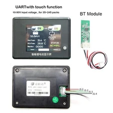 JBD Smart BMS Battery Touch Control Screen LCD Display Monitor UART Bluetooth SE