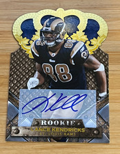 2011 Crown Royale Gold Signatures /499 Lance Kendricks #155 Rookie Auto RC