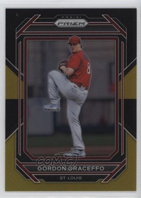 2023 Panini Prizm Black Gold Prizm 4/5 Gordon Graceffo #133 0t2