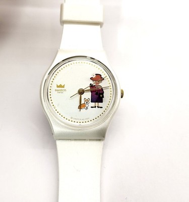Swatch Special 2022 - GZ711 - How Majestic - Leicht GEBRAUCHT -
