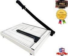 12" Guillotine Paper Cutter,Paper Cutter for Cardstock Heavy Duty 12 inch,Cut Cl