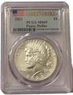 2023-S Peace Silver Dollar, PCGS First Strike  PF69