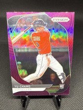 2020 Prizm Purple #171 Yu Chang RC Rookie Cleveland Indians