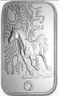 1 Troy oz Silver Bar - Rand Refinery (Year of the Horse) 2014
