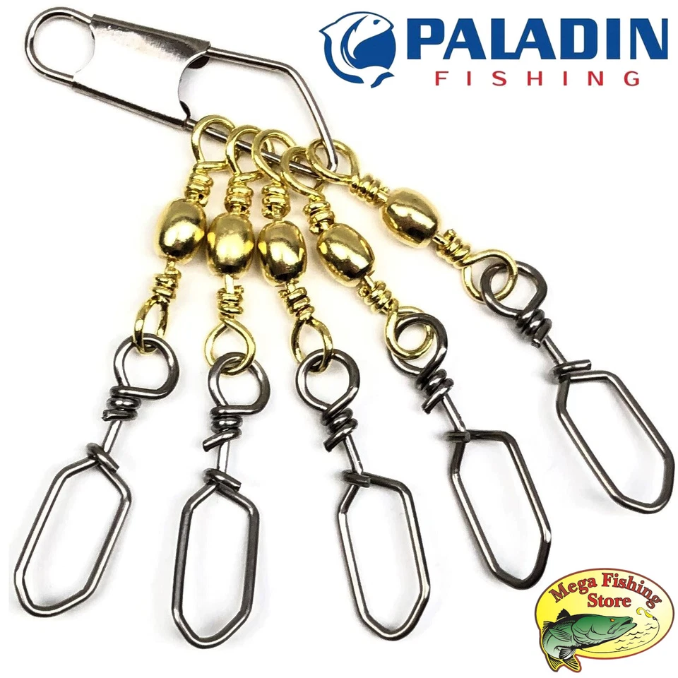 PALADIN Norwegen Power Meereswirbel - Salzwasser Angel Wirbel - Gr. 8 bis 3/0