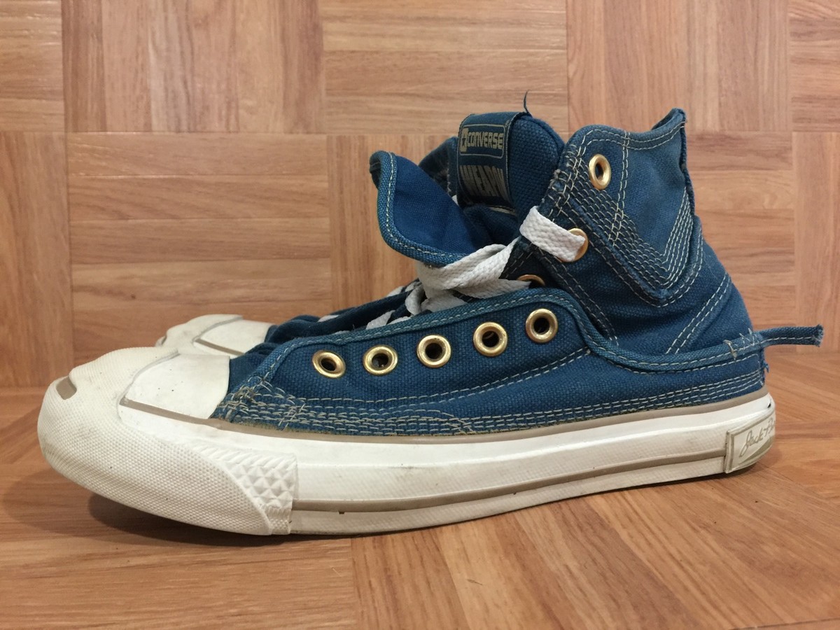 RARE🔥 Converse Jack Purcell Distressed Deconstructed Sneakers Sz