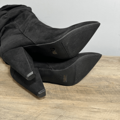 Mari. A Ruched Boots sz 7.5 Heeled NEW # Box H529 | eBay