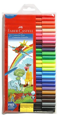 Faber-castell connector pen set of 25 (8901180530252)