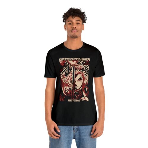 Kyojuro Rengoku - Slayer's Fiery Demon Tee |Demon Slayer Anime T-Shirt DEMONS033 - 第 2/6 張圖片