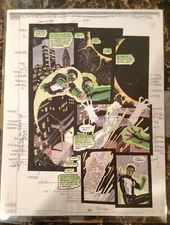 Hand Colored Guide Green Lantern #80 Page 6