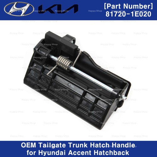 817201E020 OEM Tailgate Trunk Hatch Handle for Hyundai Accent Hatchback 07-11 - Picture 3 of 5