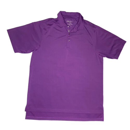 Polo de golf Bobby Jones X-H20 taille XL royal violet manches courtes haut de sport - Photo 1/5
