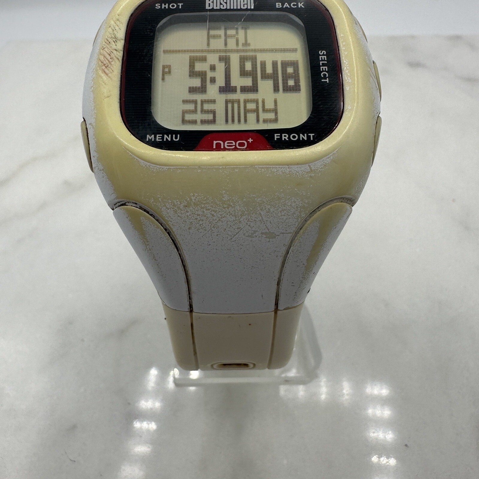 Bushnell Neo+ Plus Worn White Golf GPS Rangefinder Watch, NO Charger, Working eBay