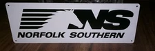 Norfolk southern advertising metal sign mechanics garage 4x12 50034 