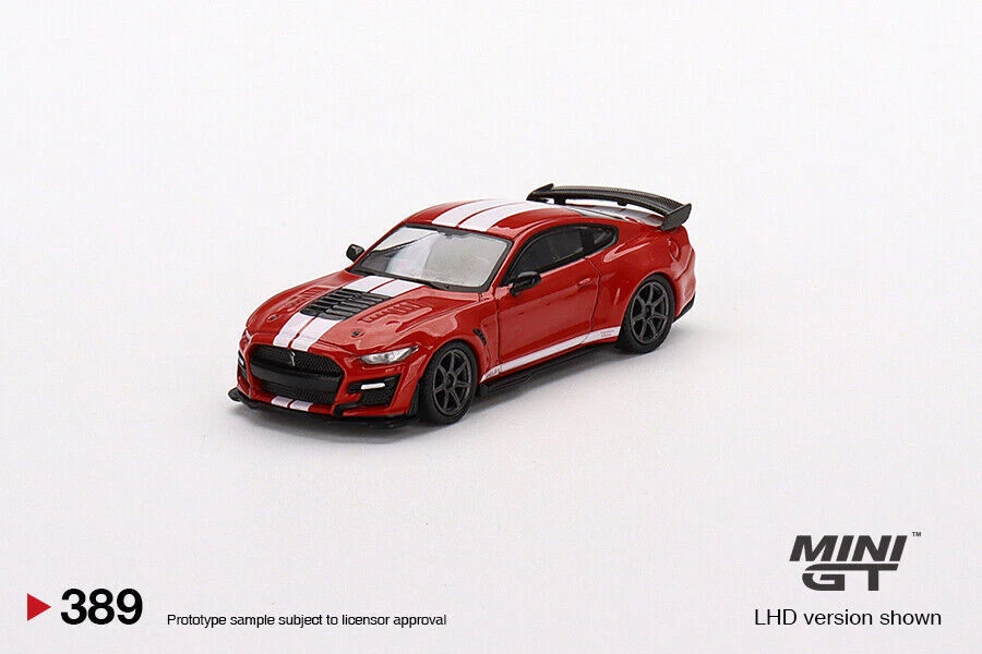 MINI GT 1:64 Shelby GT500 SE Widebody Ford Race Red LHD Car in box - Image 2 of 4