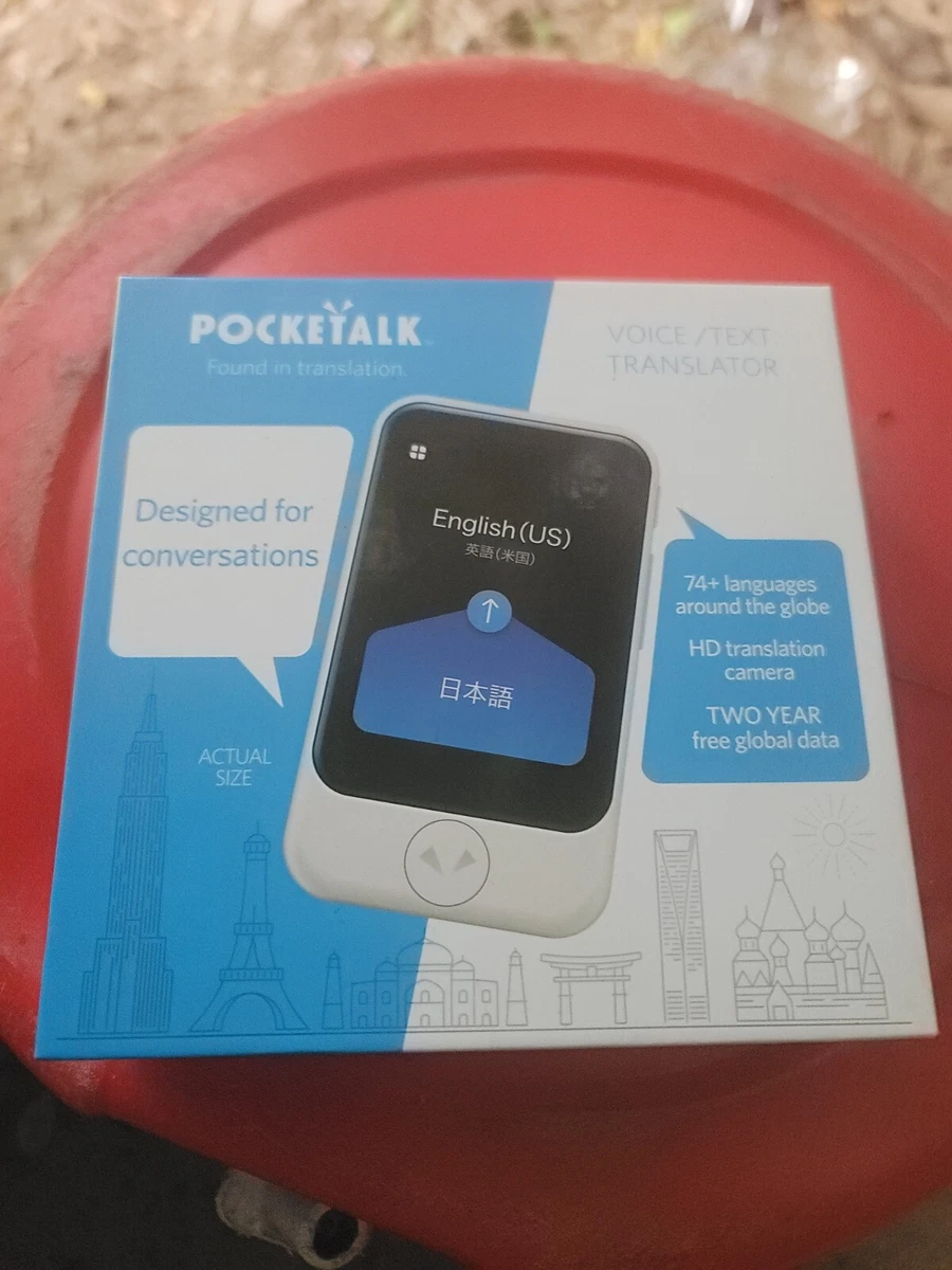 Pocketalk S Voice Translator Gold 2 Year Data Free 858028008252 | eBay