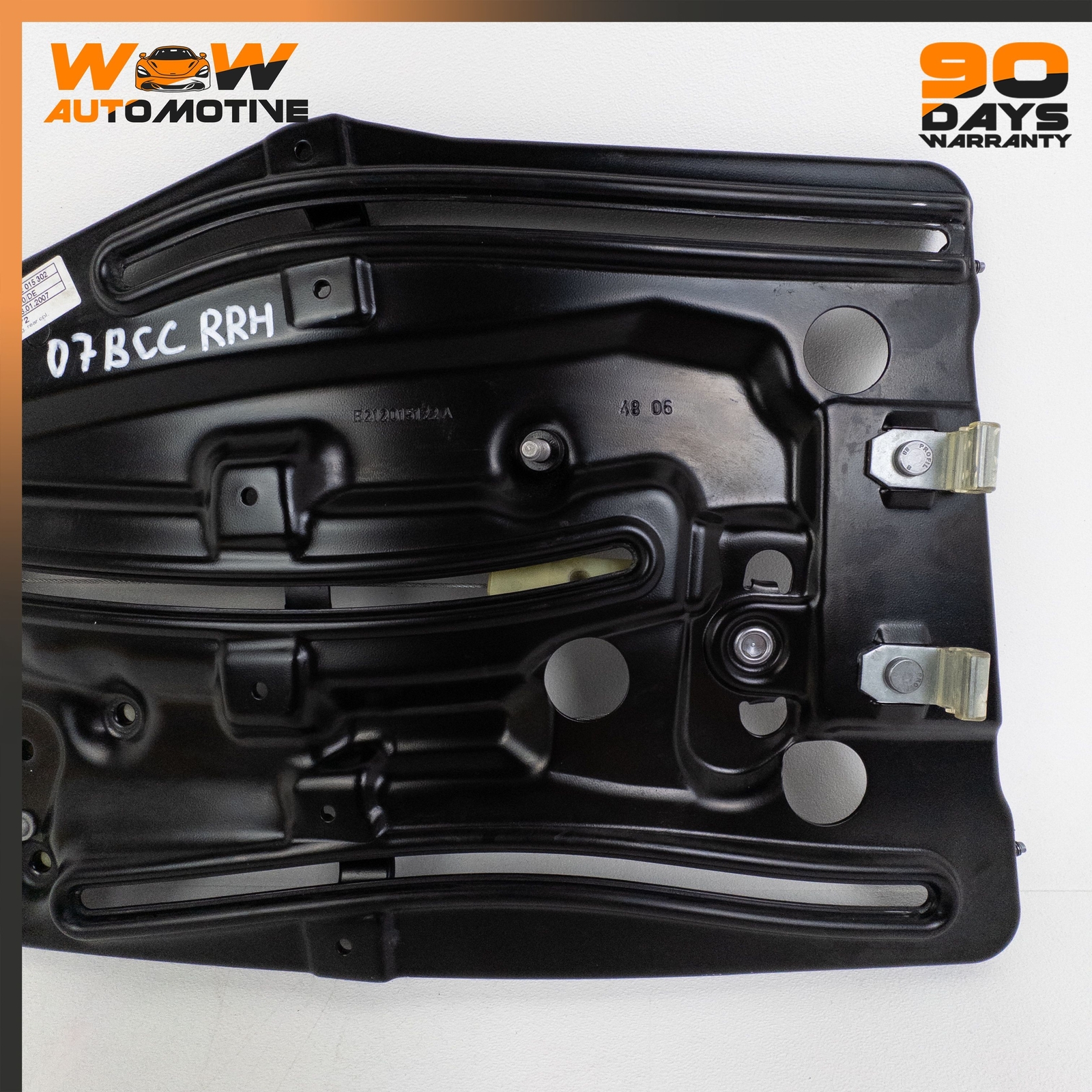07-11 BENTLEY CONTINENTAL GTC REAR RIGHT PASSENGER SIDE QUARTER WINDOW REGULATOR
