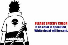 Naruto Sasuke Uchiha 3 Decal Sticker JDM Funny Vinyl Car Window Bumper Truck 7"