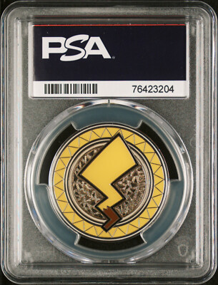 PSA 9 MINT PIKACHU COIN 2017 POKEMON XY PREMIUM COLLECTION