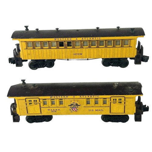 Lionel Original Postwar #1875W W&A Whistle Coach & #1876 U.S MAIL *READ*